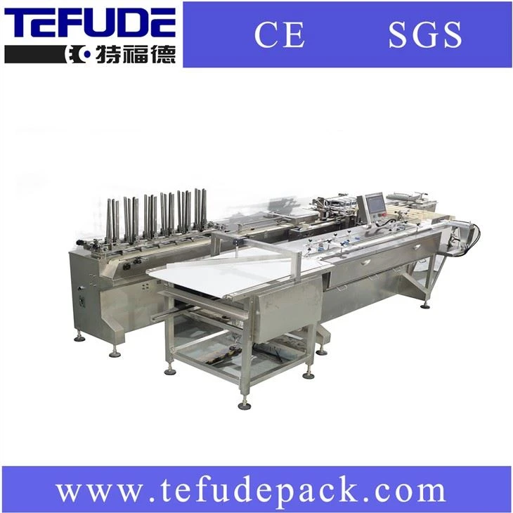 Cupcake Automatic Feeding And Packaging Line Packing Machine Line Automatic Feeding Cookies Packaging Machine Factory Price Manufacturer Direct Sale